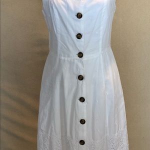 Gap White Sundress Sz 4